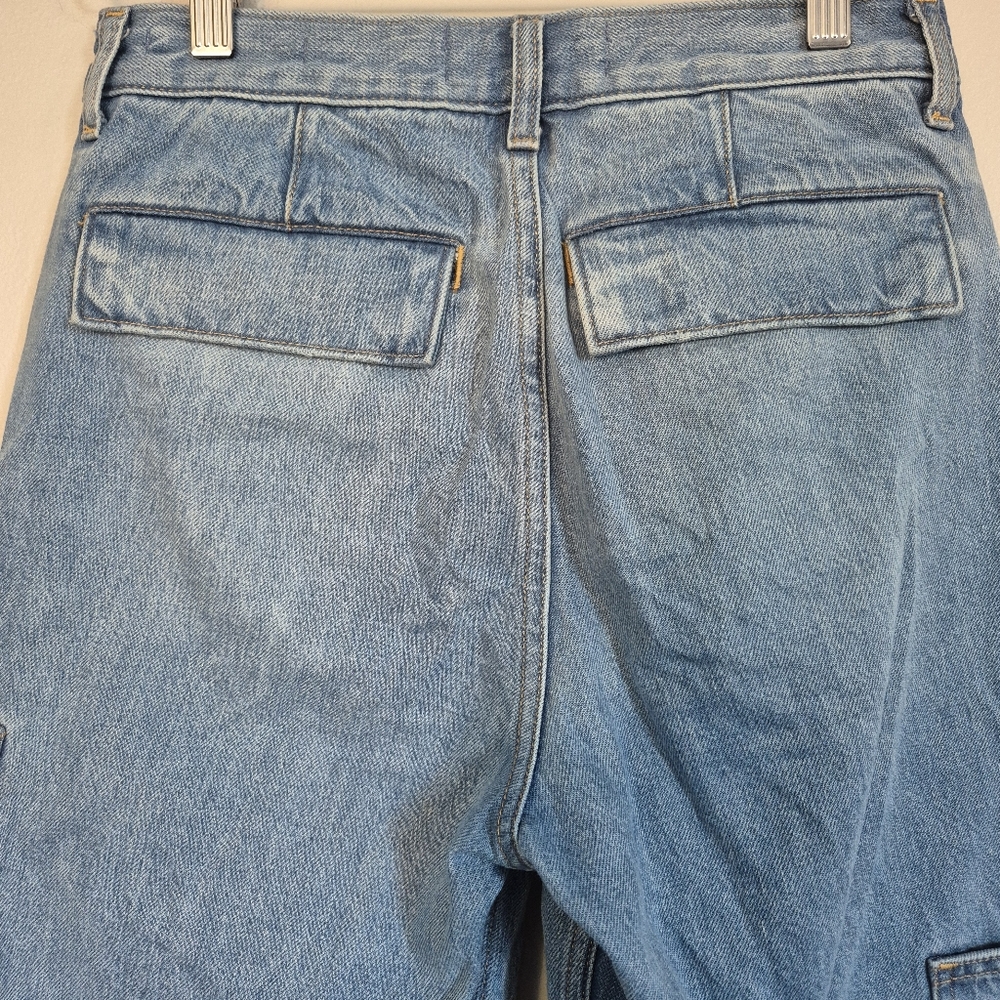 Denim Forum Aritzia The 90's Millie Loose Hi-Rise Cargo Jean Size 25 - Picture 9 of 13
